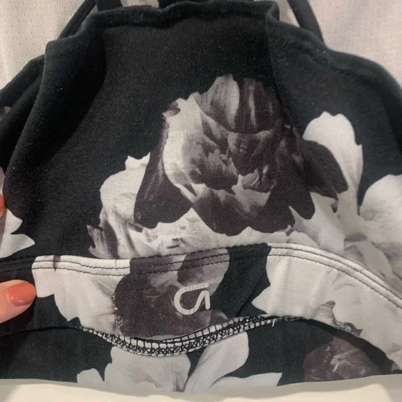 GAP Floral Sports Bra Size M - Picture 7 of 8